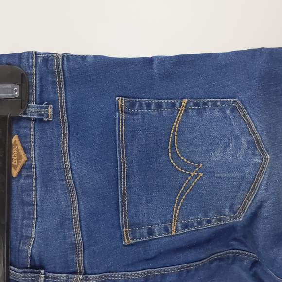 Lee Cooper Women's Jeans Size 12 Blue Denim Crop Skinny - Picture 9 of 14